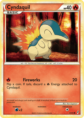 Cyndaquil Call of Legends Pokemon Card