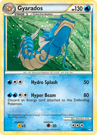 Gyarados Call of Legends Pokemon Card