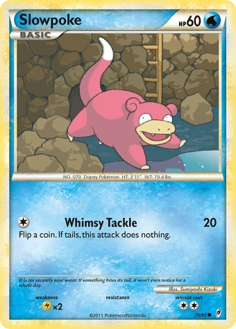 Slowpoke Call of Legends Pokemon Card