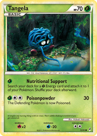 Tangela Call of Legends Pokemon Card