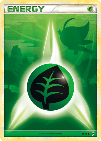 Grass Energy Call of Legends Pokemon Card