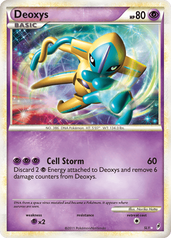 Deoxys Call of Legends Pokemon Card