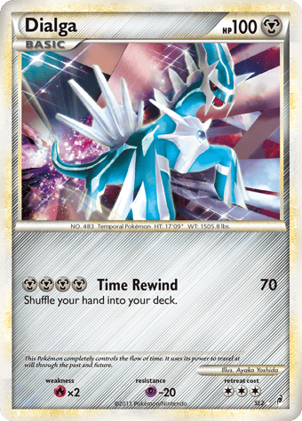 Dialga Call of Legends Pokemon Card