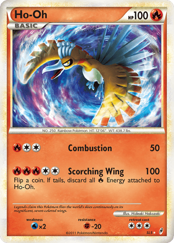 Ho-Oh Call of Legends Pokemon Card