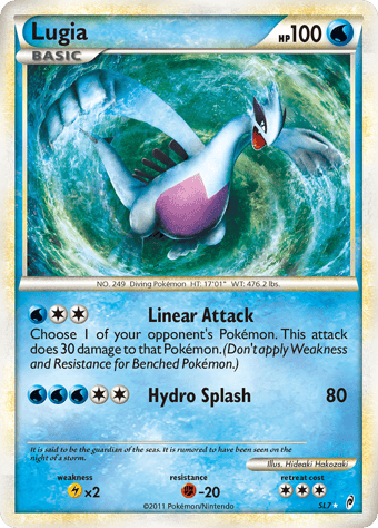 Lugia Call of Legends Pokemon Card