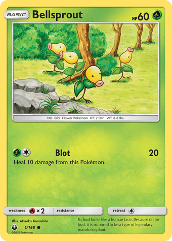 Bellsprout Celestial Storm Pokemon Card