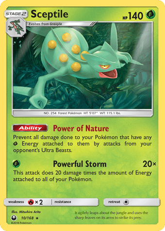 Sceptile Celestial Storm Pokemon Card