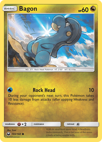 Bagon Celestial Storm Pokemon Card
