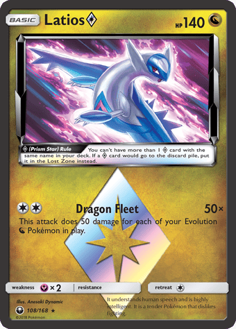 Latios ◇ Celestial Storm Pokemon Card