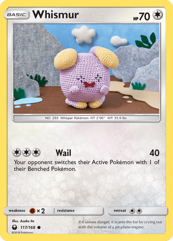 Whismur Celestial Storm Pokemon Card