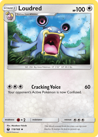 Loudred Celestial Storm Pokemon Card