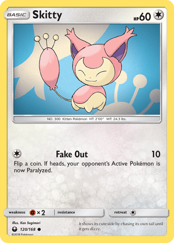Skitty Celestial Storm Pokemon Card