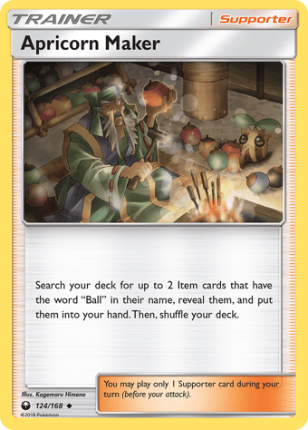 Apricorn Maker Celestial Storm Pokemon Card
