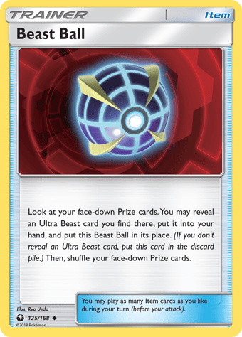 Beast Ball Celestial Storm Pokemon Card