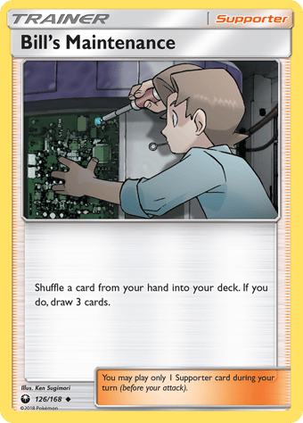 Bill's Maintenance Celestial Storm Pokemon Card