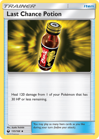 Last Chance Potion Celestial Storm Pokemon Card