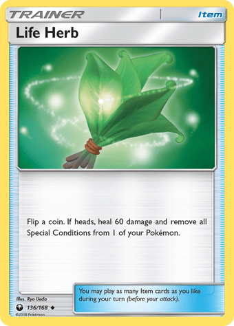 Life Herb Celestial Storm Pokemon Card