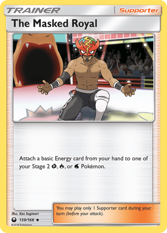The Masked Royal Celestial Storm Pokemon Card
