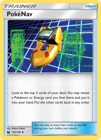PokeNav Celestial Storm Pokemon Card