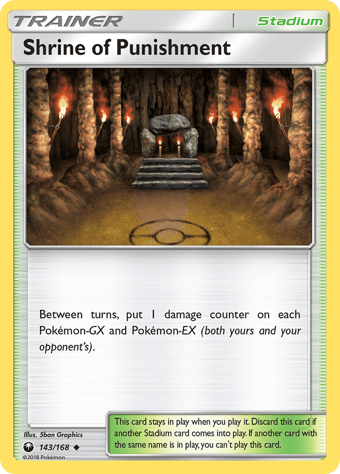 Shrine of Punishment Celestial Storm Pokemon Card