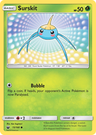 Surskit Celestial Storm Pokemon Card