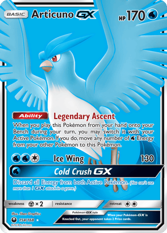 Articuno-GX Celestial Storm Pokemon Card