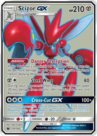 Scizor-GX Celestial Storm Pokemon Card