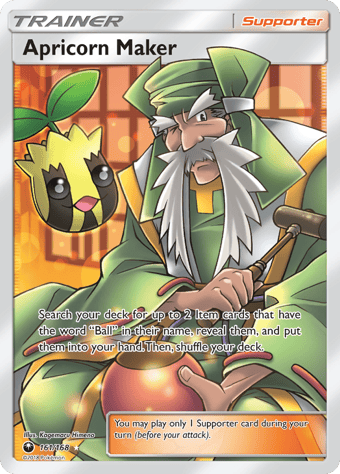 Apricorn Maker Celestial Storm Pokemon Card