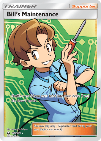Bill's Maintenance Celestial Storm Pokemon Card