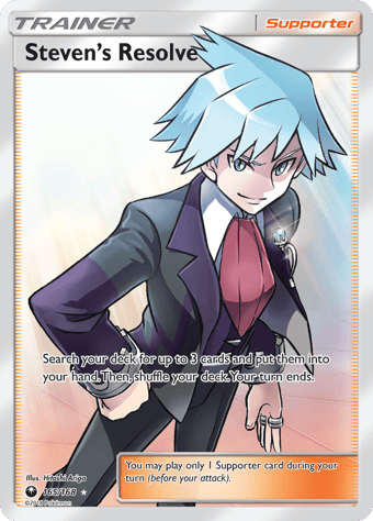 Steven's Resolve Celestial Storm Pokemon Card