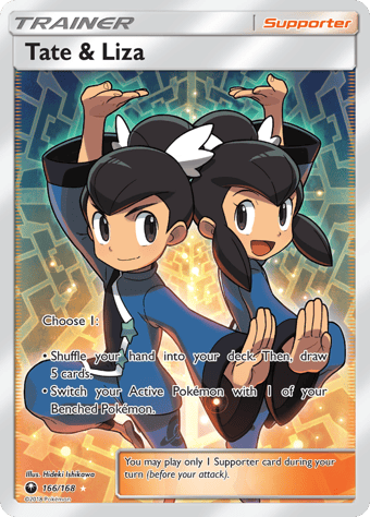 Tate & Liza Celestial Storm Pokemon Card