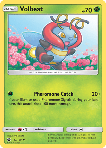 Volbeat Celestial Storm Pokemon Card