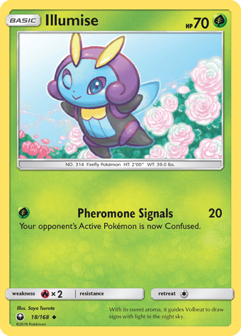 Illumise Celestial Storm Pokemon Card
