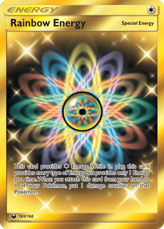 Rainbow Energy Celestial Storm Pokemon Card