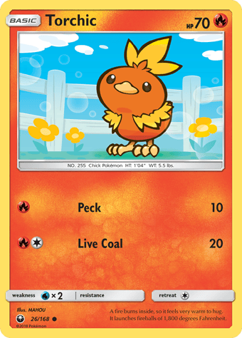 Torchic Celestial Storm Pokemon Card