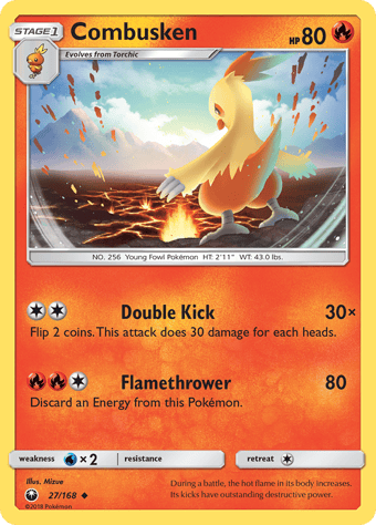 Combusken Celestial Storm Pokemon Card
