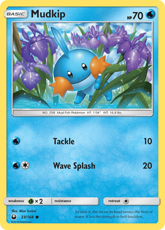 Mudkip Celestial Storm Pokemon Card