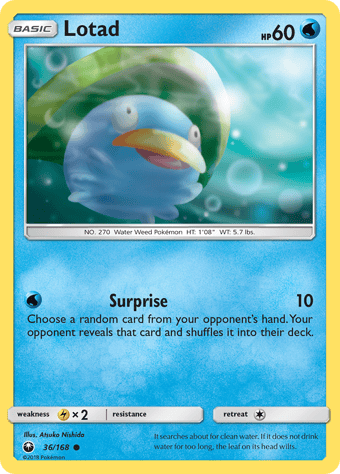 Lotad Celestial Storm Pokemon Card