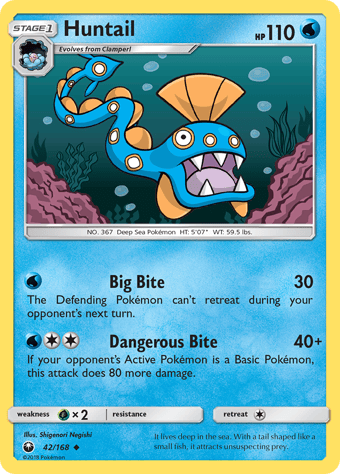 Huntail Celestial Storm Pokemon Card