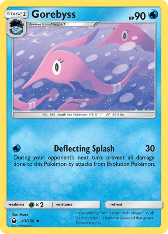 Gorebyss Celestial Storm Pokemon Card