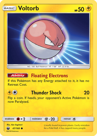 Voltorb Celestial Storm Pokemon Card