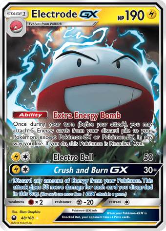 Electrode-GX Celestial Storm Pokemon Card