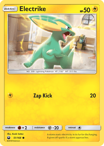 Electrike Celestial Storm Pokemon Card