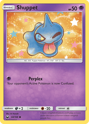 Shuppet Celestial Storm Pokemon Card