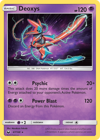 Deoxys Celestial Storm Pokemon Card