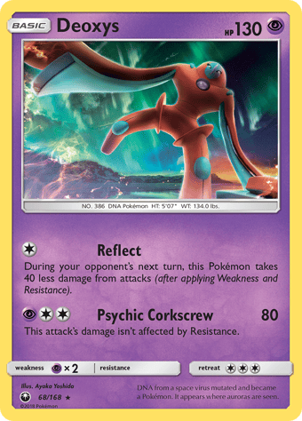 Deoxys Celestial Storm Pokemon Card