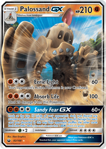 Palossand-GX Celestial Storm Pokemon Card
