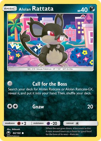 Alolan Rattata Celestial Storm Pokemon Card
