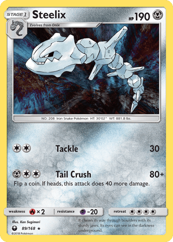 Steelix Celestial Storm Pokemon Card