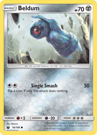 Beldum Celestial Storm Pokemon Card